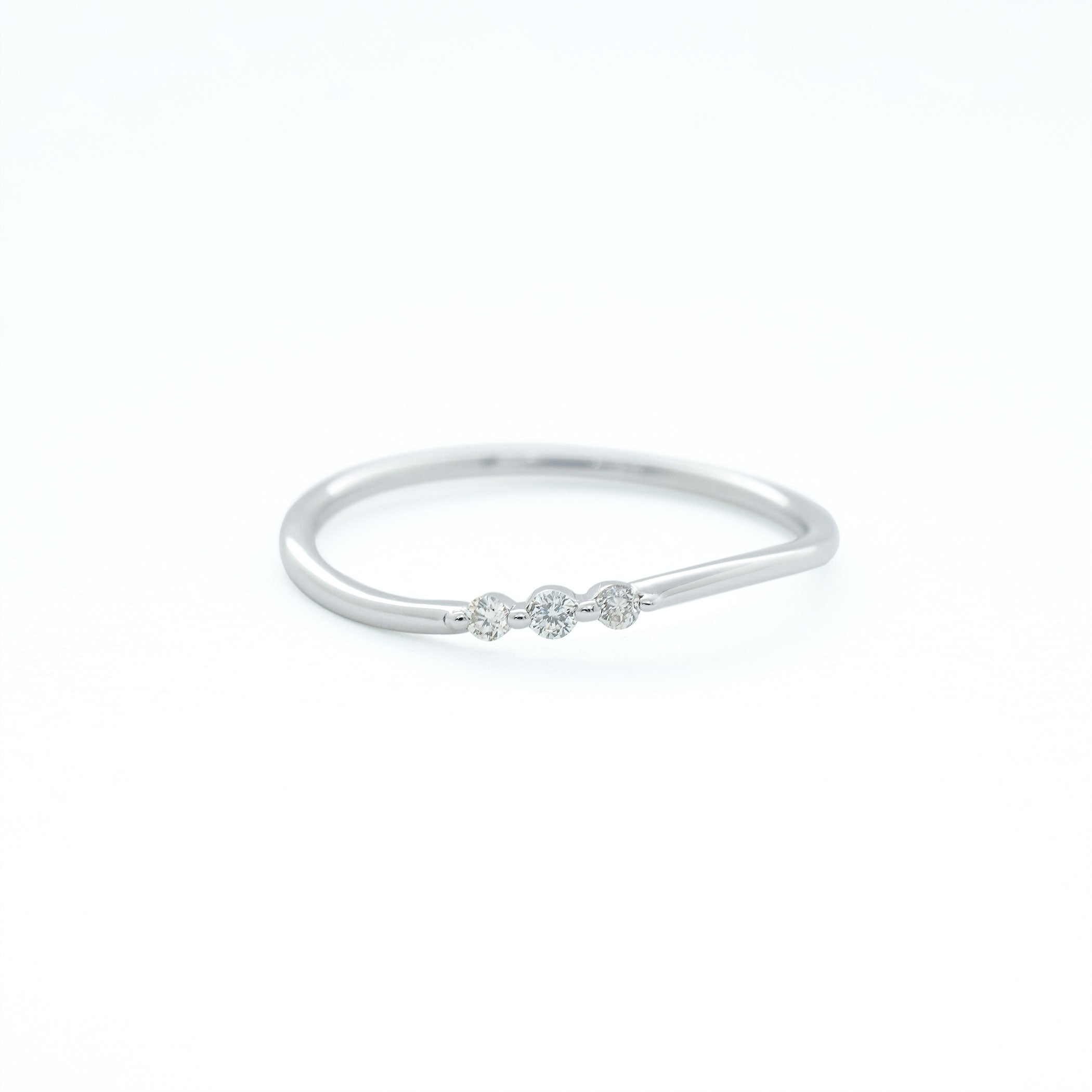 エステール K10 ホワイトゴールド/ ホワイトゴールド ダイヤモンド リング ESTELLE 指輪 リング K10 ホワイトゴールドダイヤモンド ESTELLE