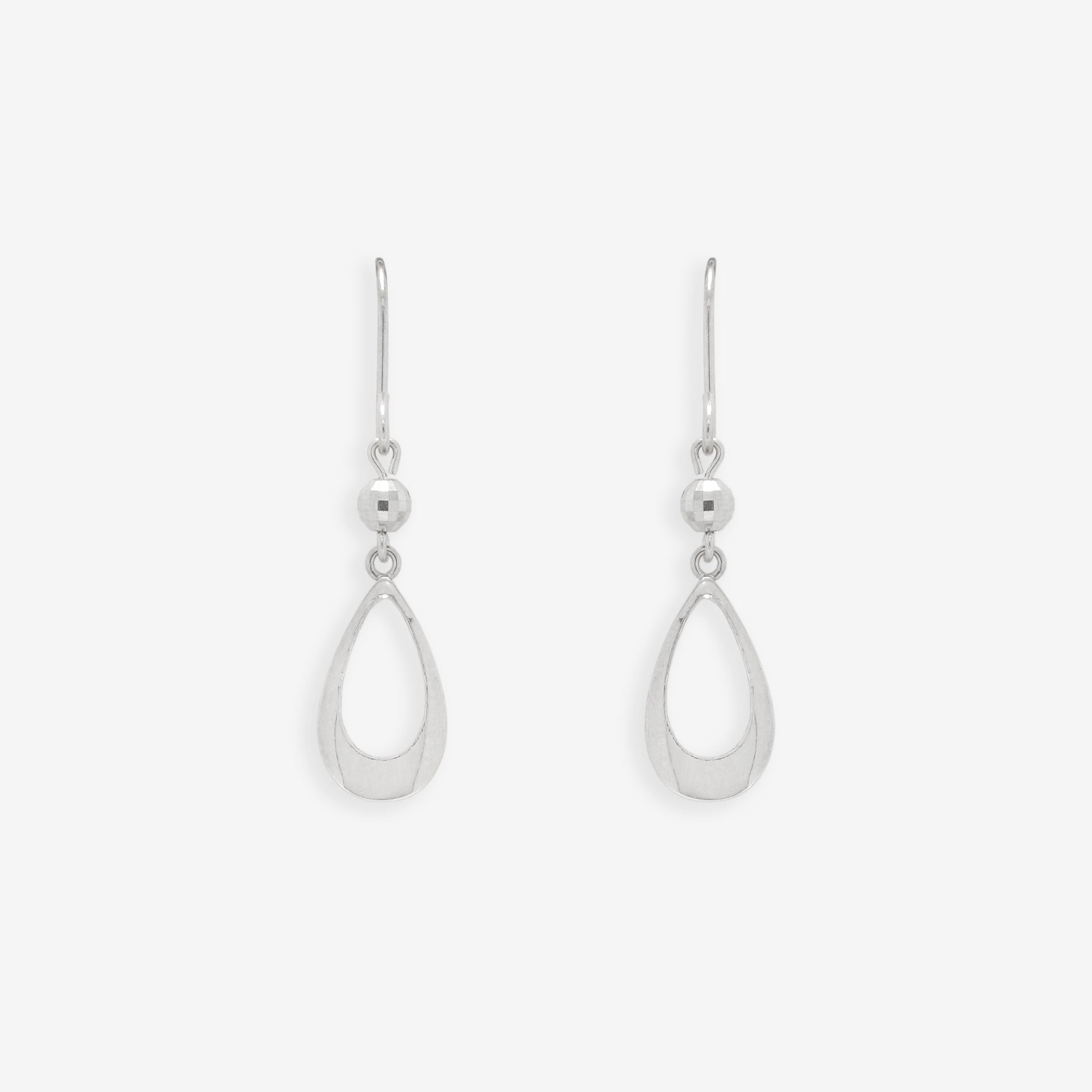 K10 ホワイトゴールド しずく フック ピアス （10162291081518