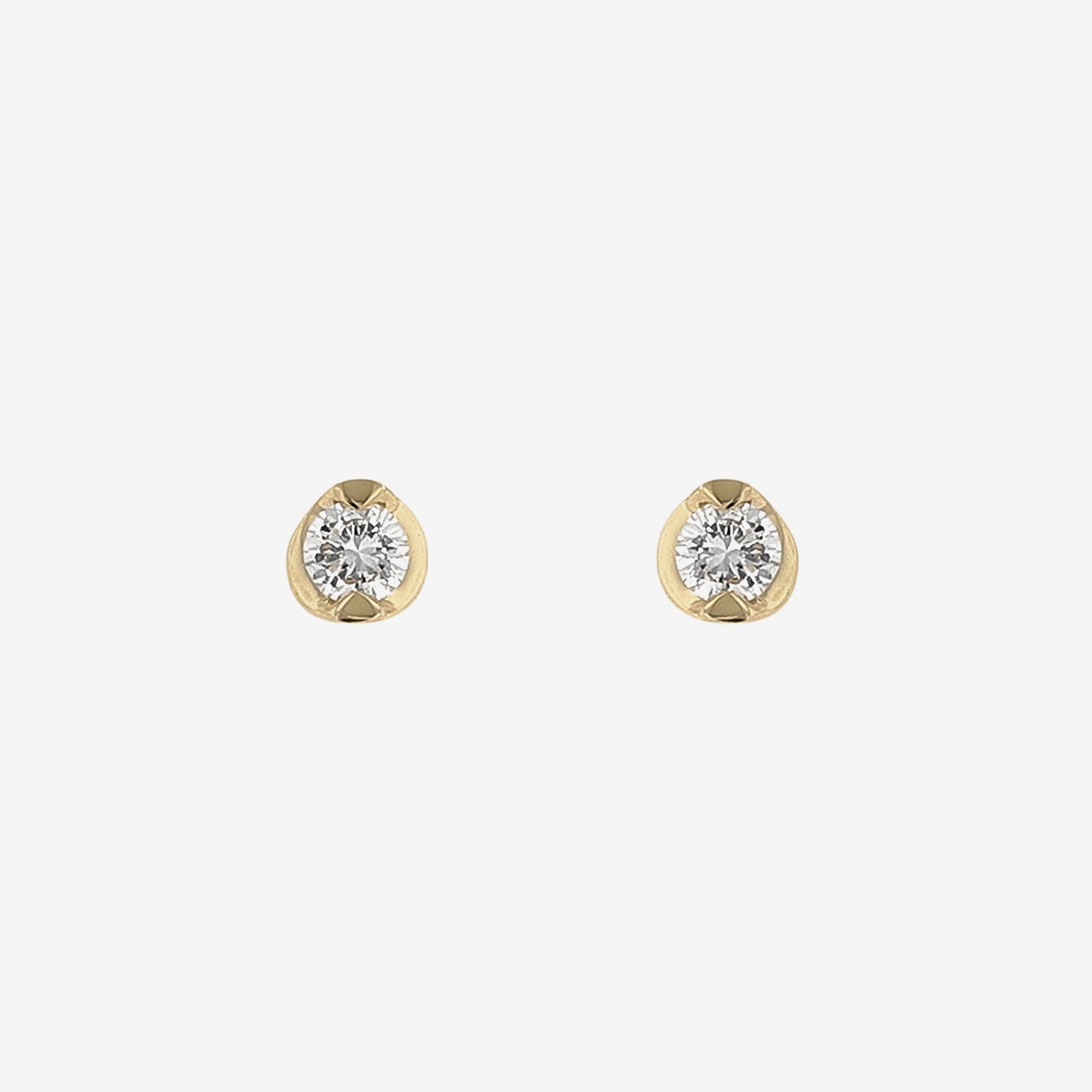 K10 イエローゴールド ダイヤモンド ピアス （10251281727790