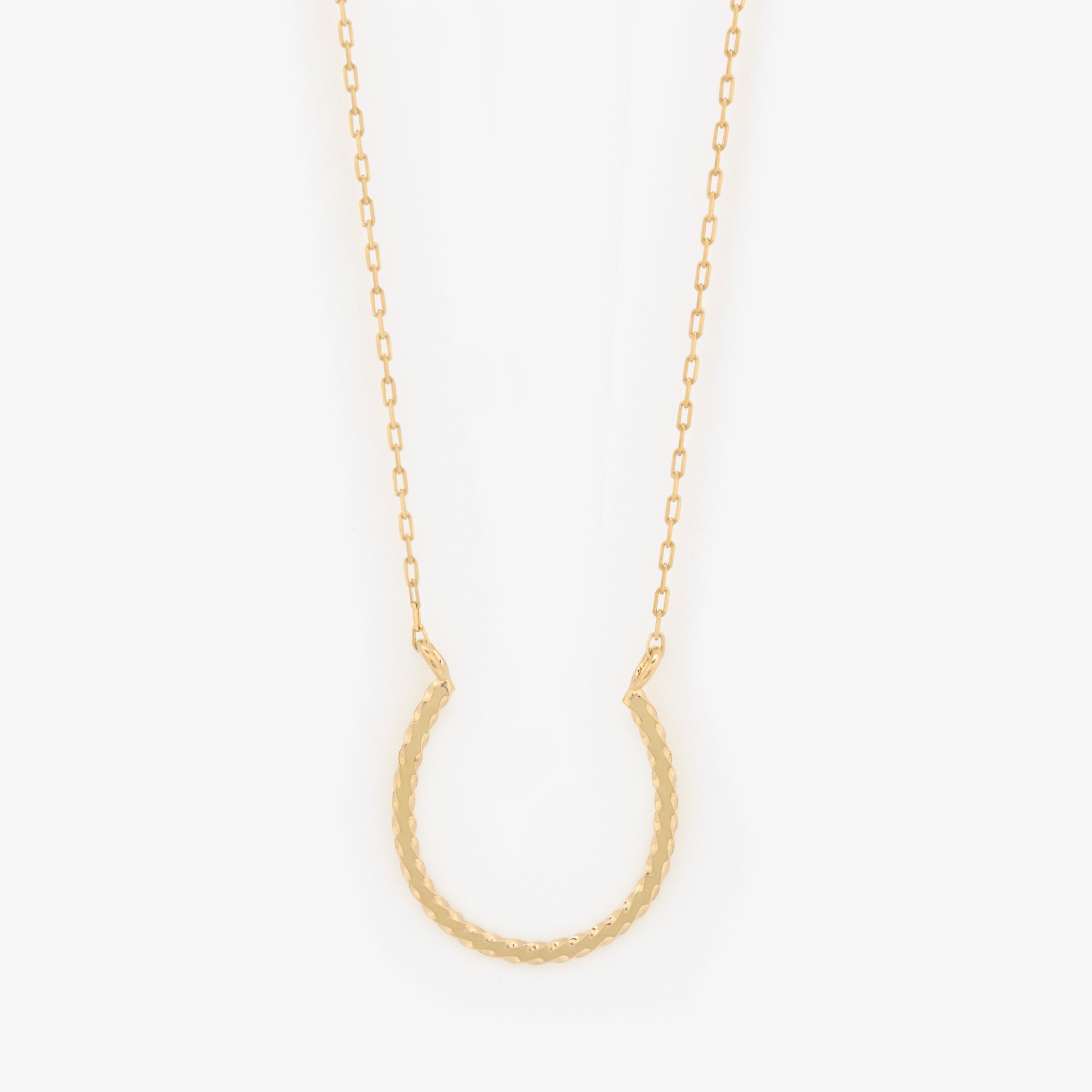 クーポン対象商品】K10 イエローゴールド 馬蹄 ネックレス