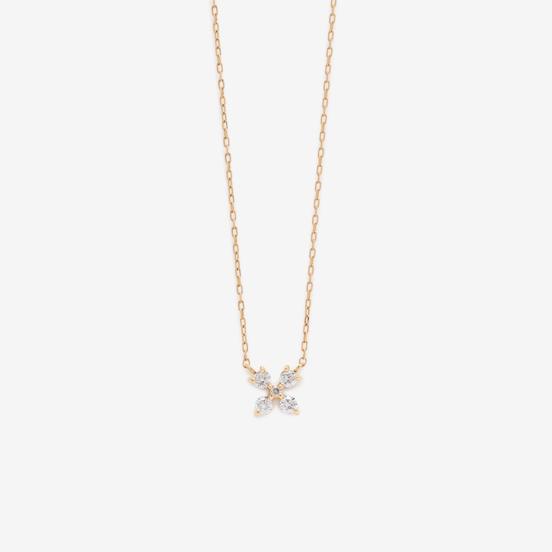 K10 イエローゴールド ダイヤモンド ネックレス （10091822121262