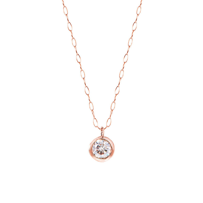 WEB限定】K18 ピンクゴールド ダイヤモンド ネックレス（0.15ct） （7277512949917）– エステール公式通販｜ESTELLE  JEWEL GARDEN