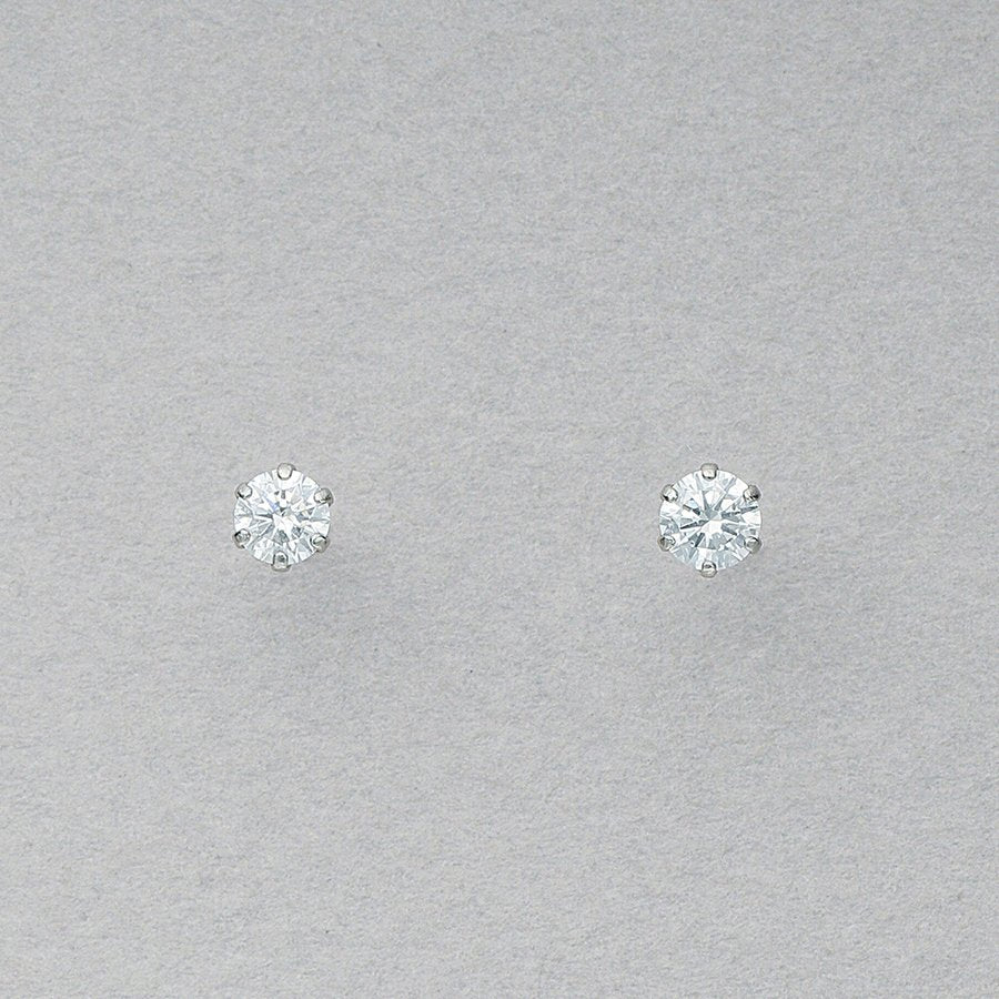 プラチナ ダイヤモンド ピアス（0.30ct） （7282161156253