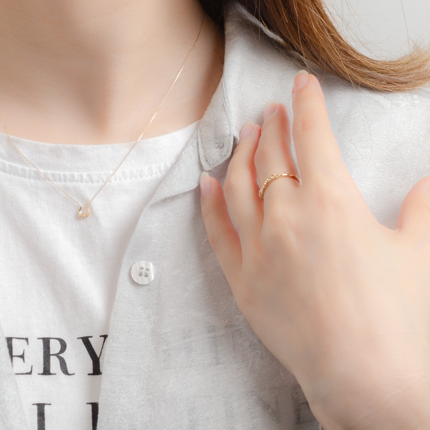 【WEB限定】K10 イエローゴールド ダイヤモンド リング