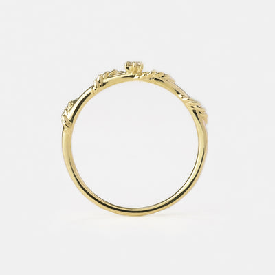 【WEB限定】K10 イエローゴールド ダイヤモンド リング