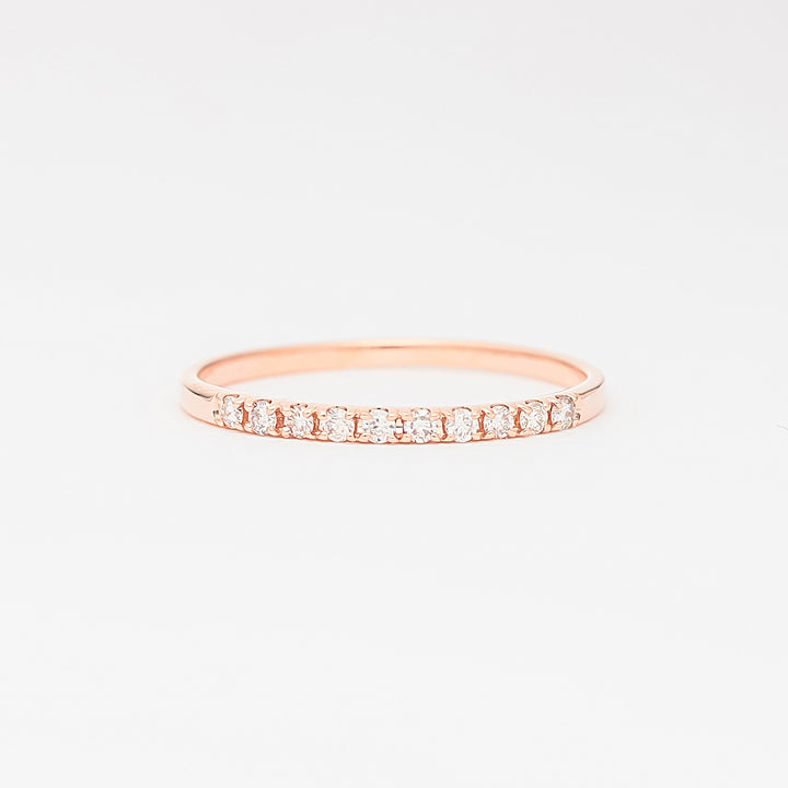 JEWELGARDEN限定】K10 ピンクゴールド ダイヤモンド リング（0.11ct