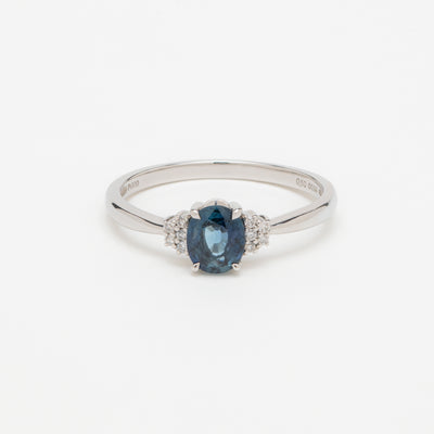 【WEB限定】9月誕生石 プラチナ サファイア リング