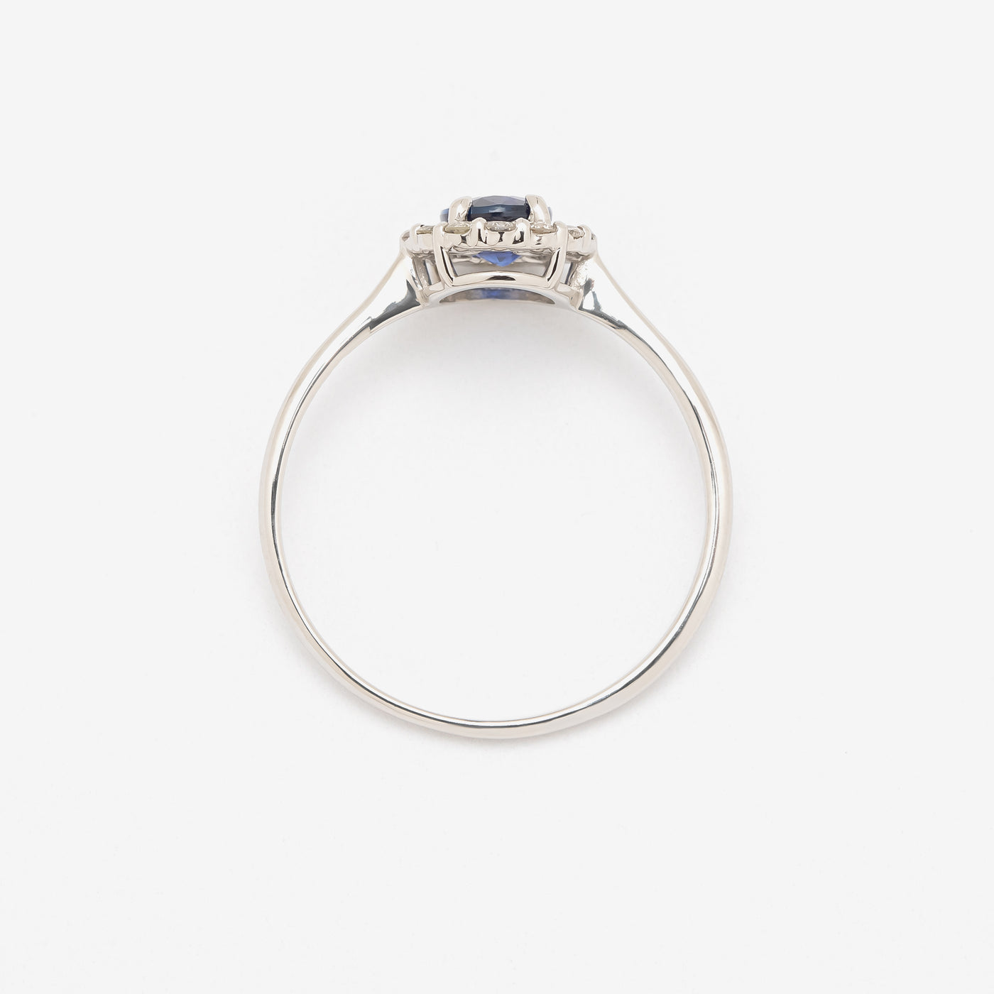 9月誕生石 プラチナ ロイヤルブルーサファイア リング