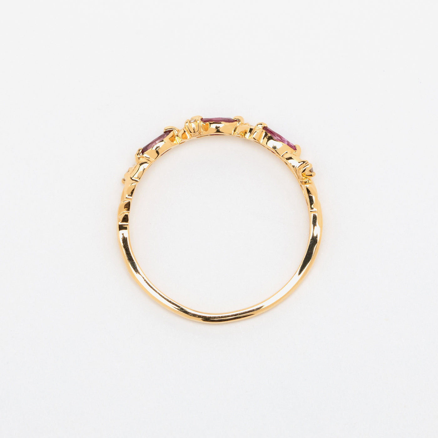 【WEB限定】7月誕生石 K18 イエローゴールド ルビー リング
