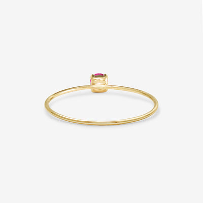 【WEB限定】7月誕生石 K10 イエローゴールド ルビー リング