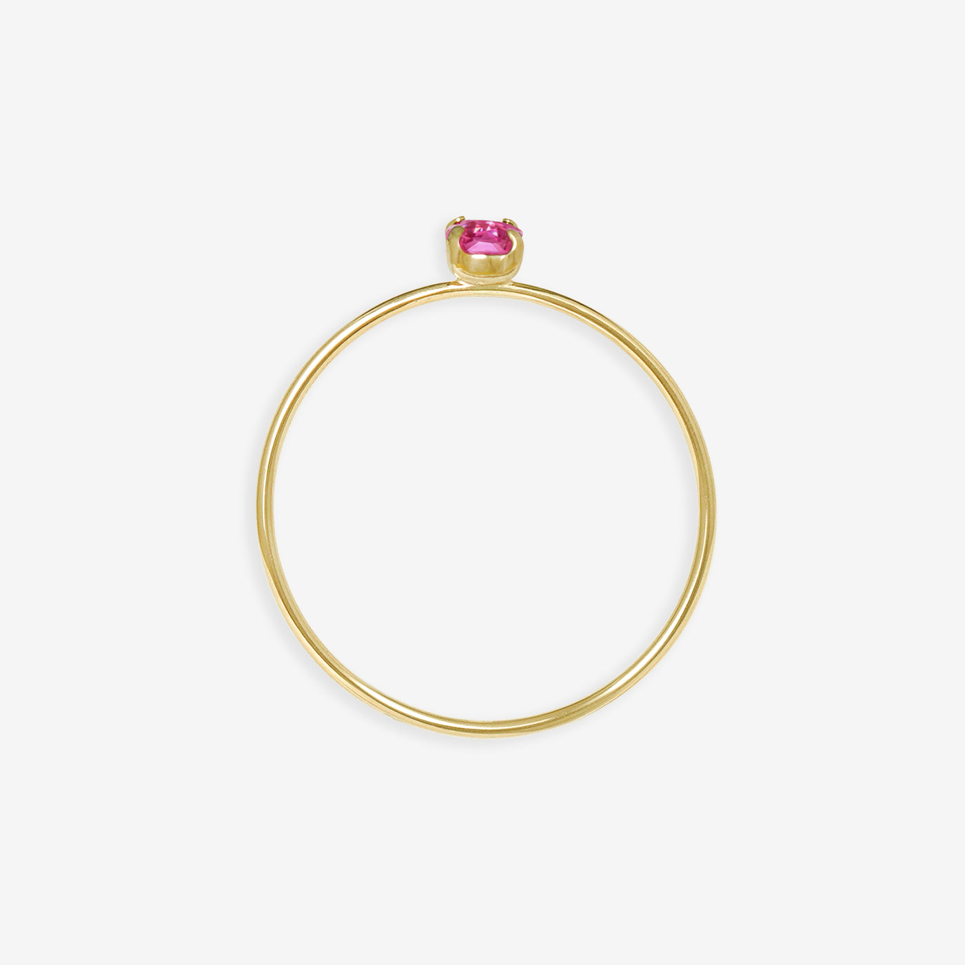 【WEB限定】7月誕生石 K10 イエローゴールド ルビー リング