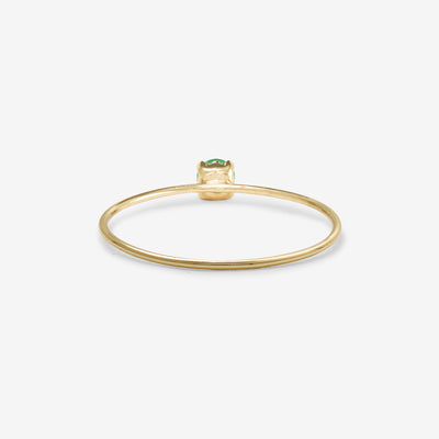 【WEB限定】5月誕生石 K10 イエローゴールド エメラルド リング