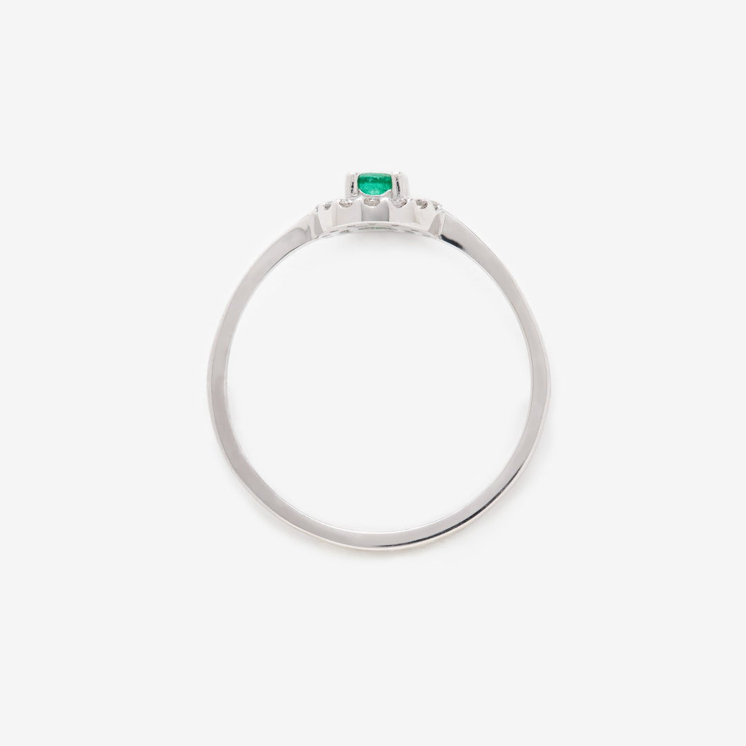 予約商品】5月誕生石 プラチナ エメラルド リング （10414770684206