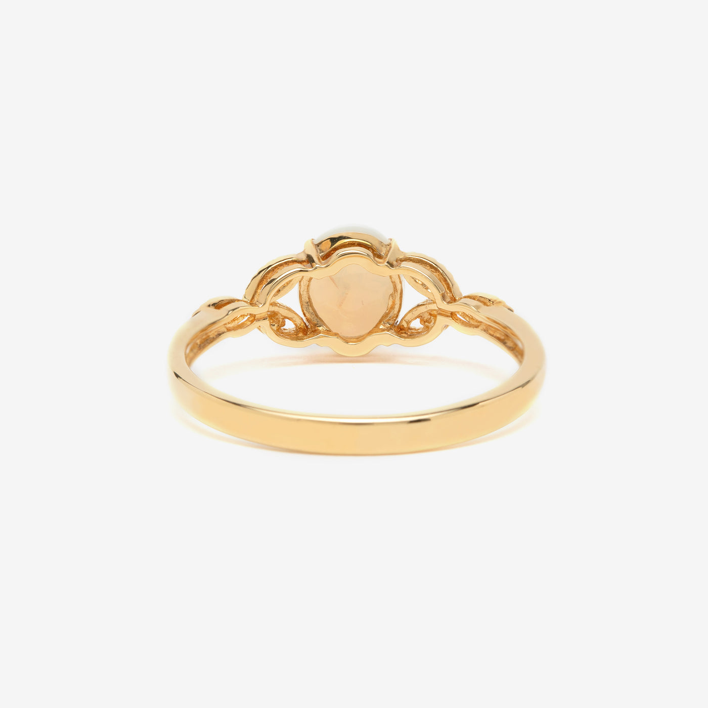 【WEB限定】10月誕生石 K18 イエローゴールド オパール リング