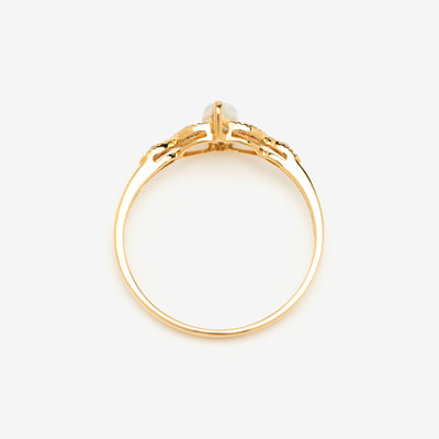 【WEB限定】10月誕生石 K18 イエローゴールド オパール リング