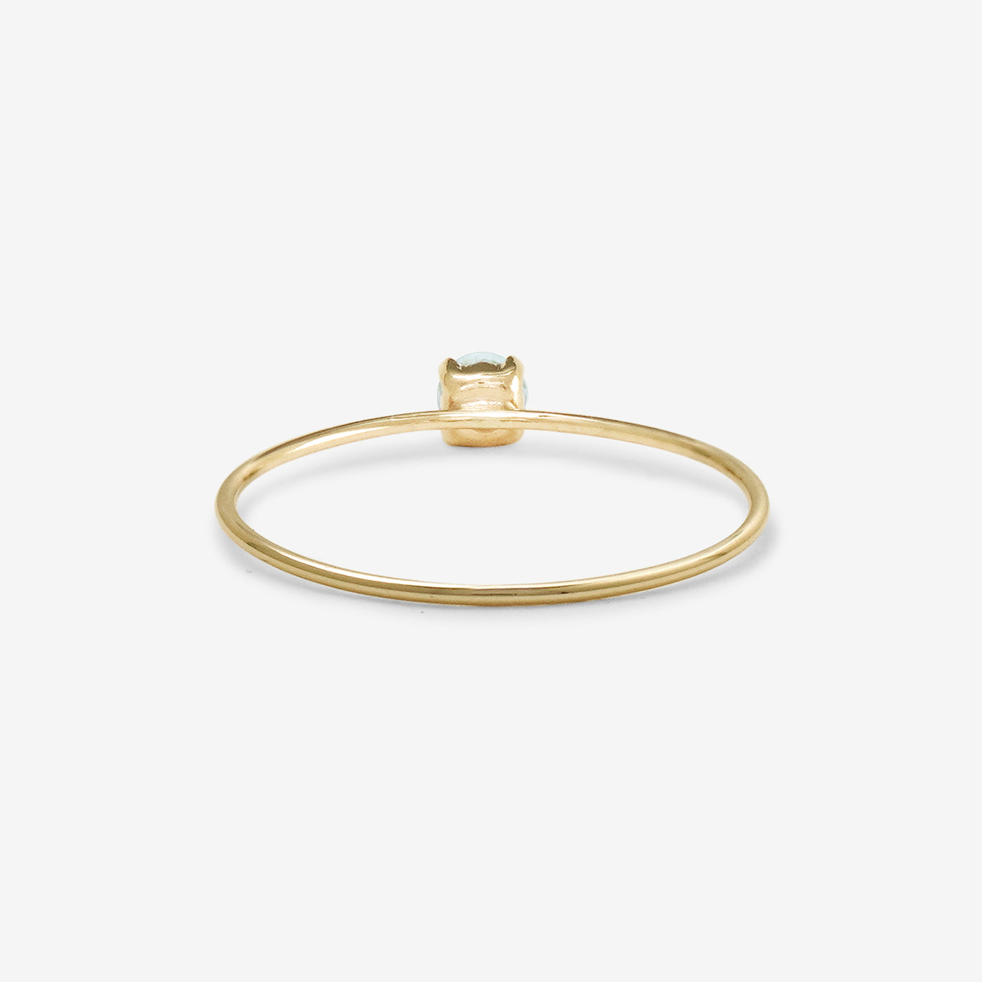 【WEB限定】3月誕生石 K10 イエローゴールド アクアマリン リング