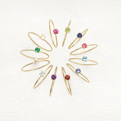 【WEB限定】12月誕生石 K10 イエローゴールド タンザナイト リング