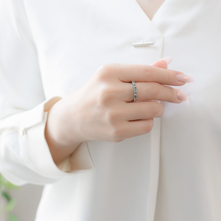 6月誕生石 プラチナ アレキサンドライト リング （9822023581998