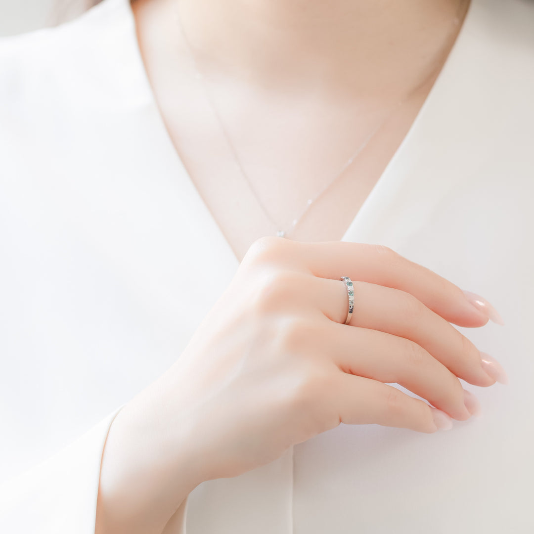 6月誕生石 プラチナ アレキサンドライト リング （9822023287086