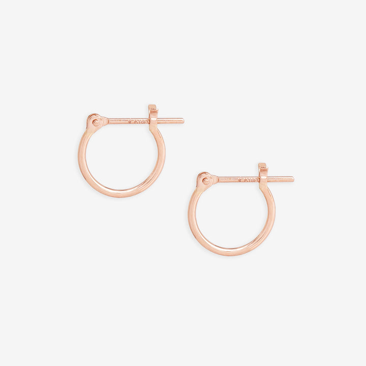 K18 ピンクゴールド フープピアス（10mm） （7277729841309