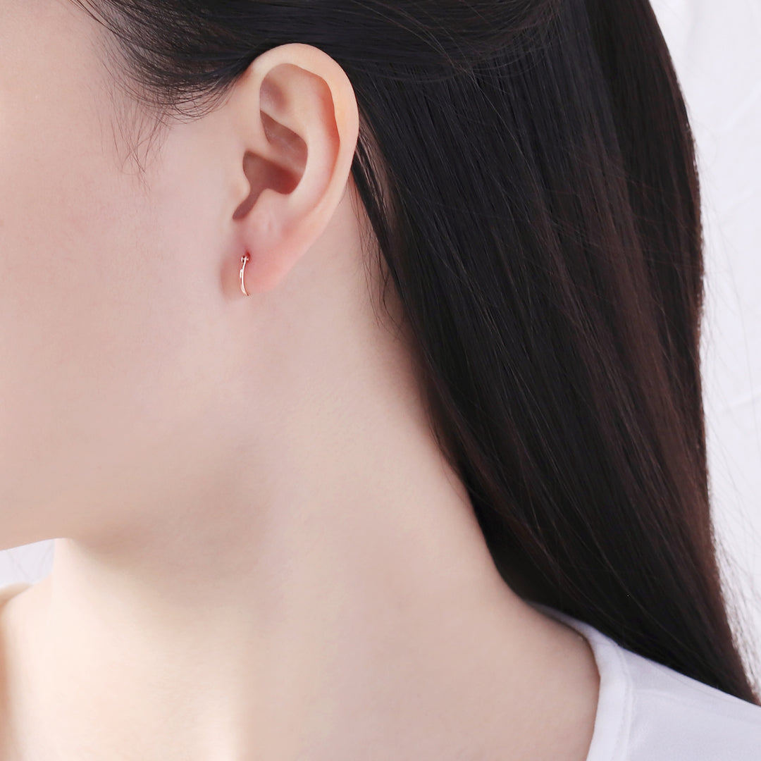 K18 ピンクゴールド フープピアス(10mm) (7277729841309 K18 ピンクゴールド フープピアス(10mm) (7277729841309