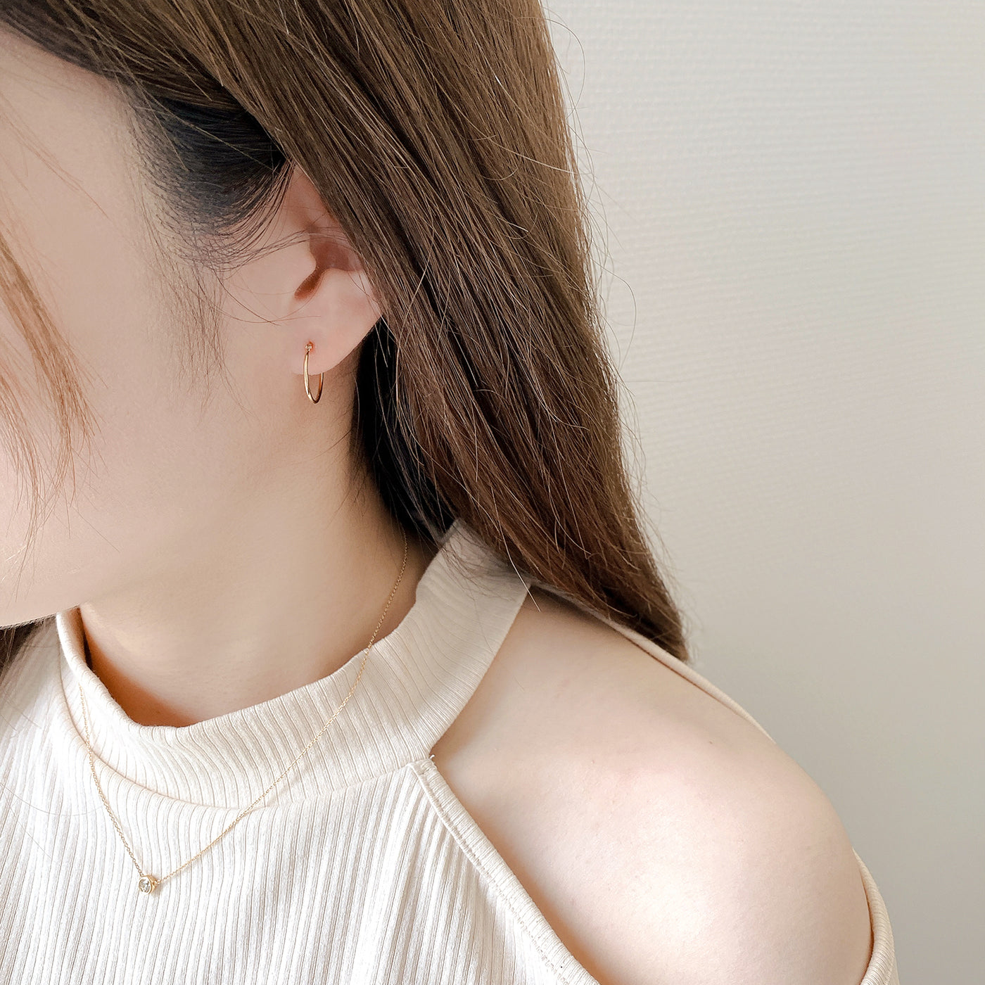 【WEB限定】K18 イエローゴールド ダイヤモンド ネックレス（0.20ct）