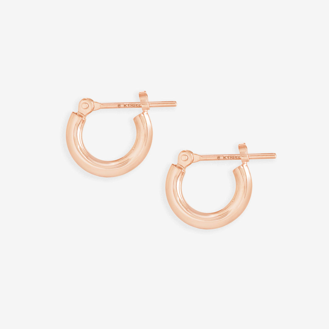 K18 ピンクゴールド フープピアス（10mm） （7282157486237
