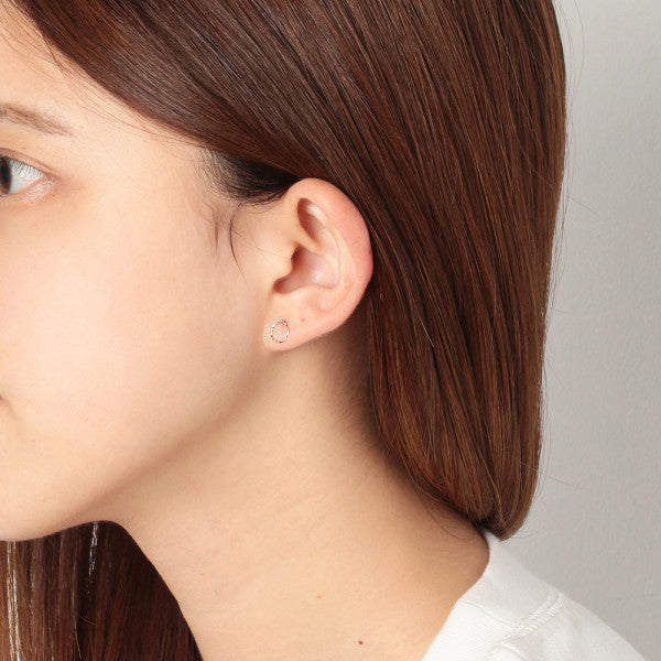 K10 ホワイトゴールド ピアス