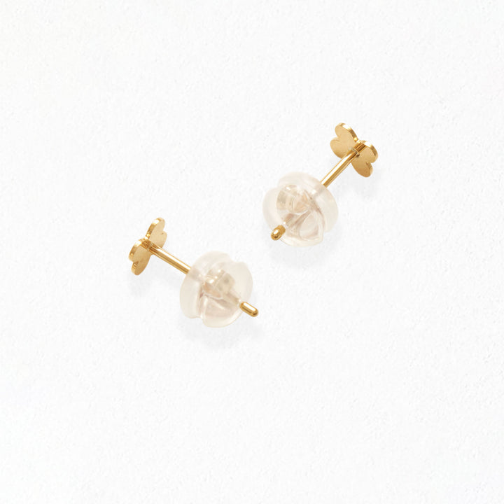 K18 イエローゴールド クローバー ピアス （8157989830958