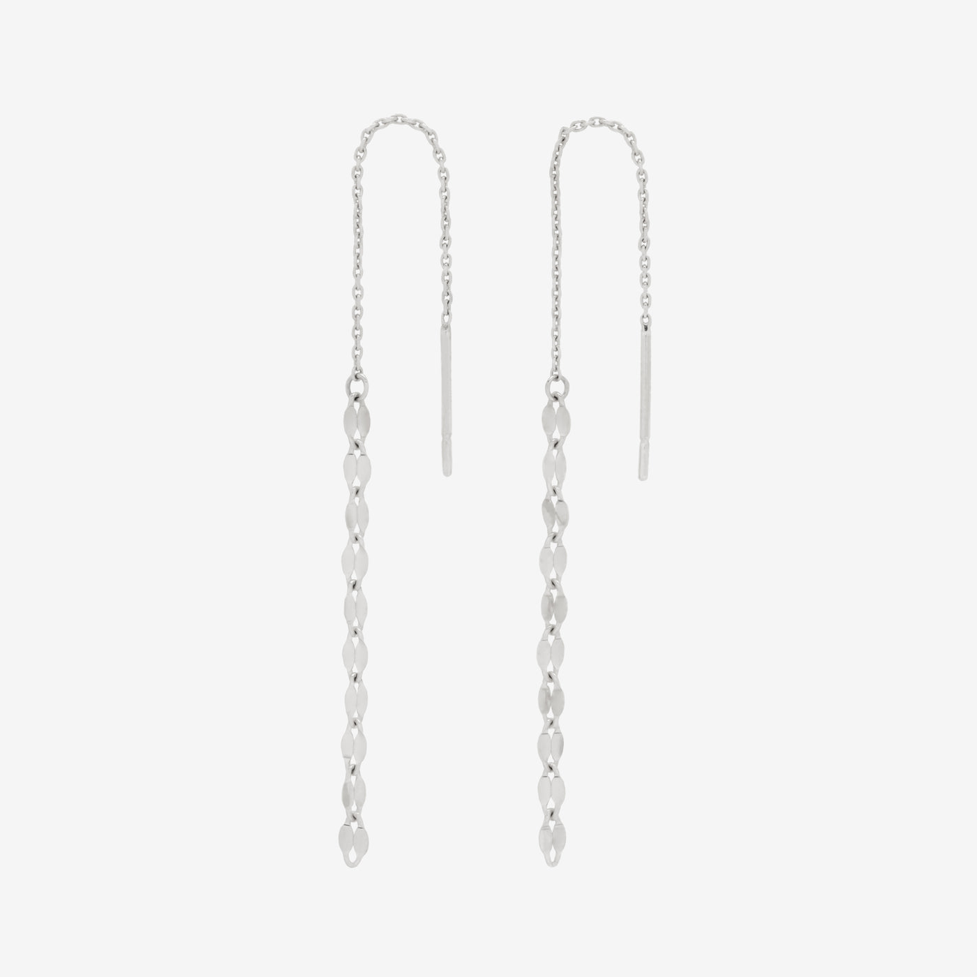 K10 ホワイトゴールド アメリカン ピアス