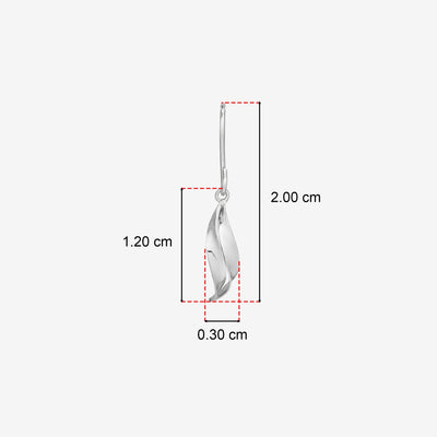 K10 ホワイトゴールド フック ピアス