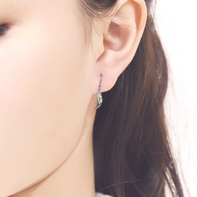 K10 ホワイトゴールド フック ピアス