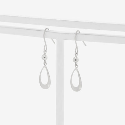 K10 ホワイトゴールド しずく フック ピアス