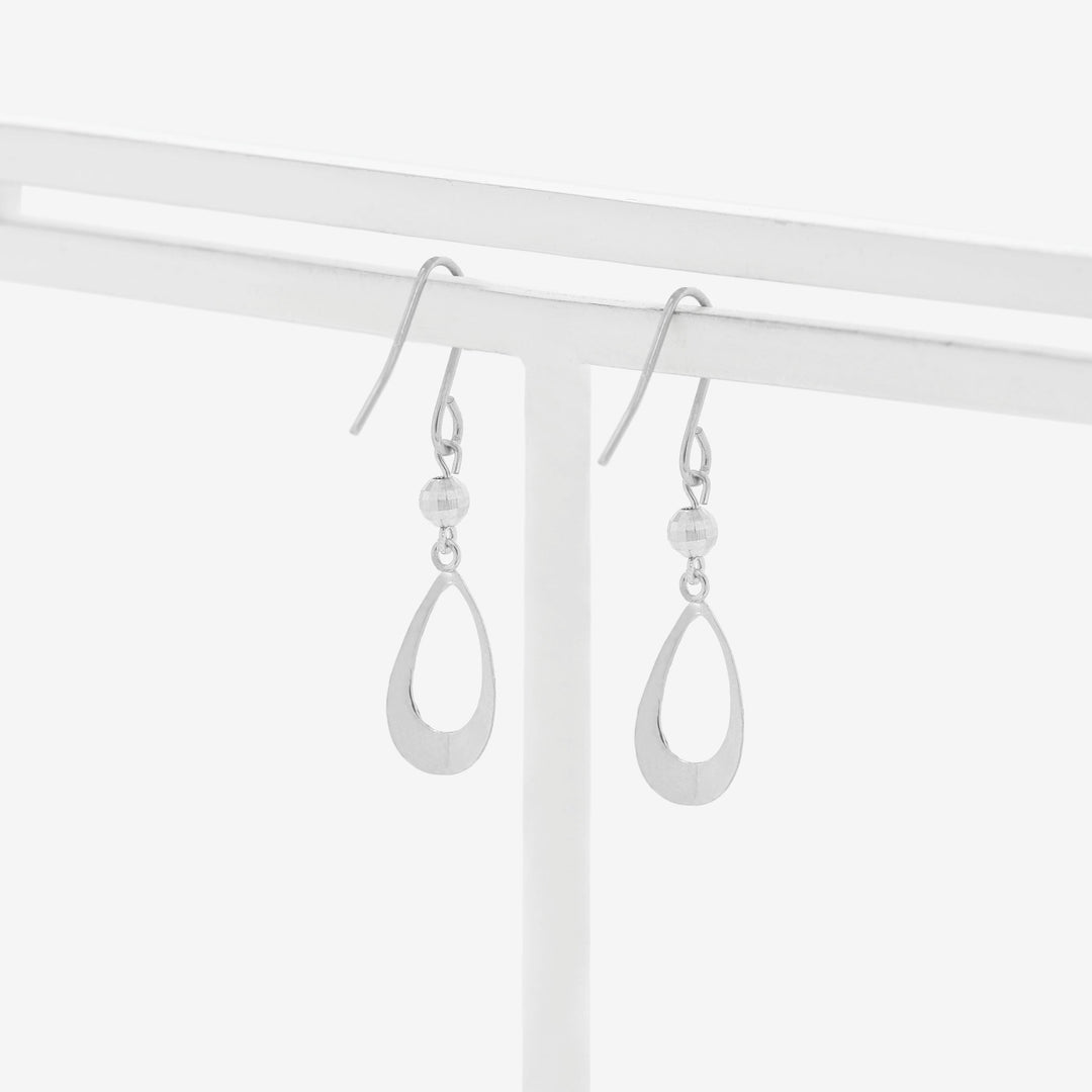 K10 ホワイトゴールド しずく フック ピアス （10162291081518