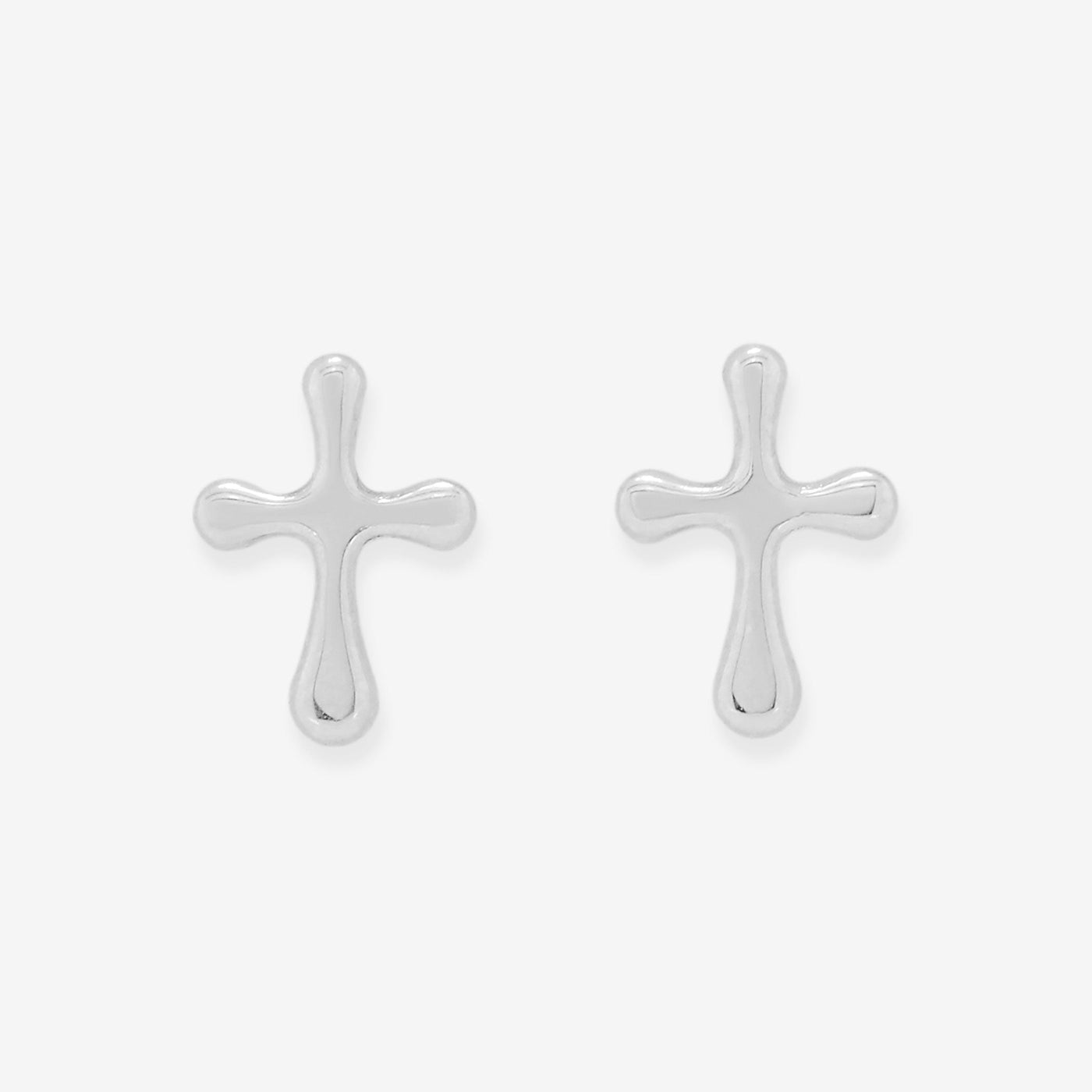 K10 ホワイトゴールド クロス ピアス （10162290917678）– エステール