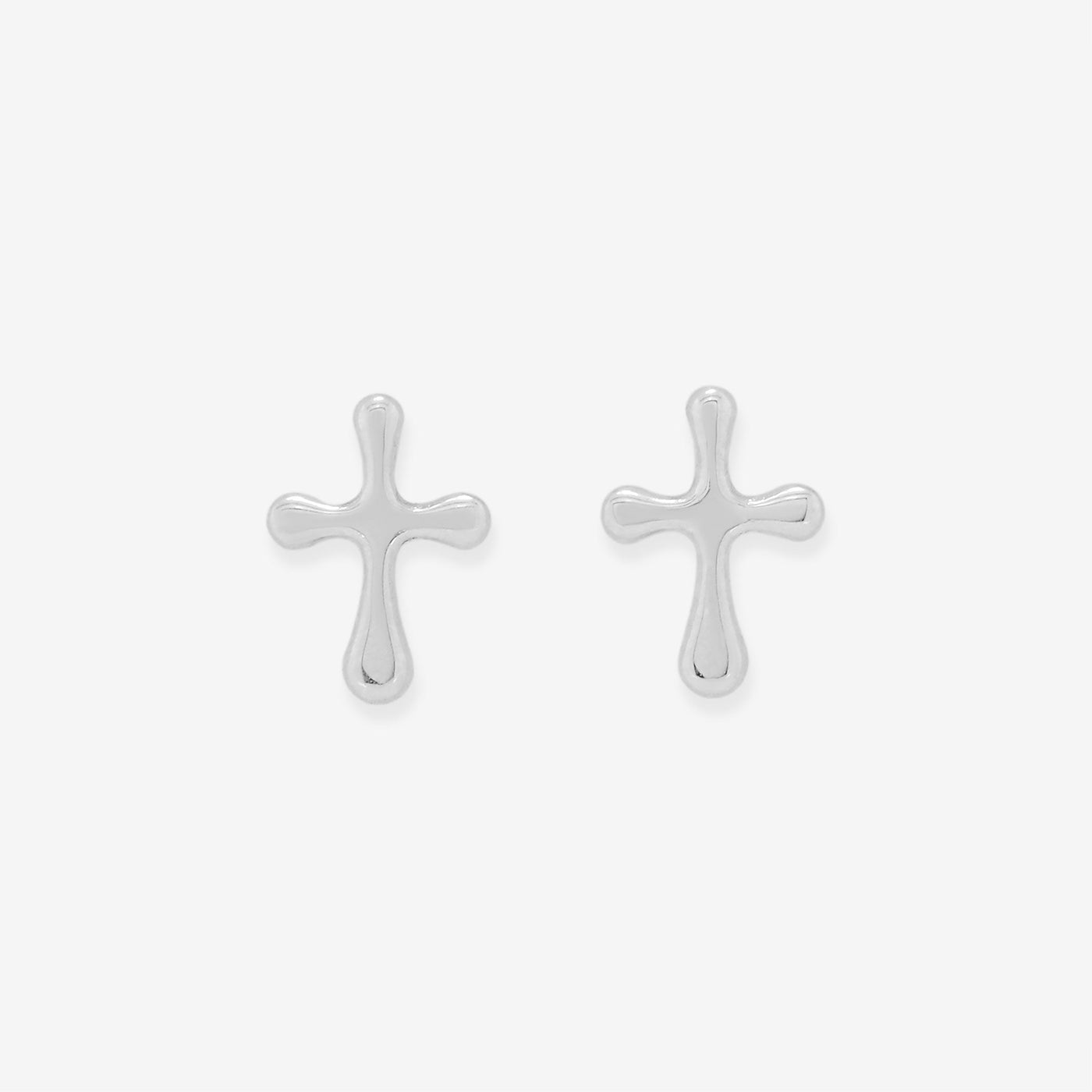 K10 ホワイトゴールド クロス ピアス （10162290917678）– エステール 