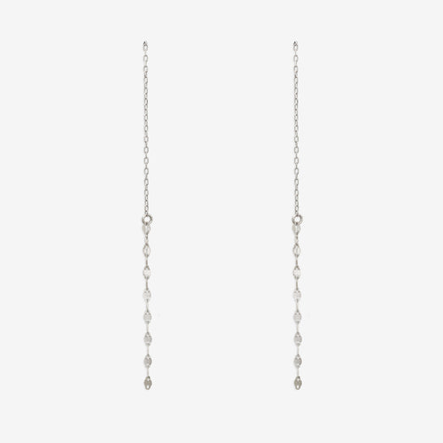 K10 ホワイトゴールド アメリカン ピアス