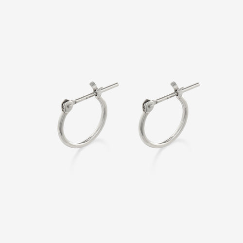 プラチナ フープ ピアス（10mm）
