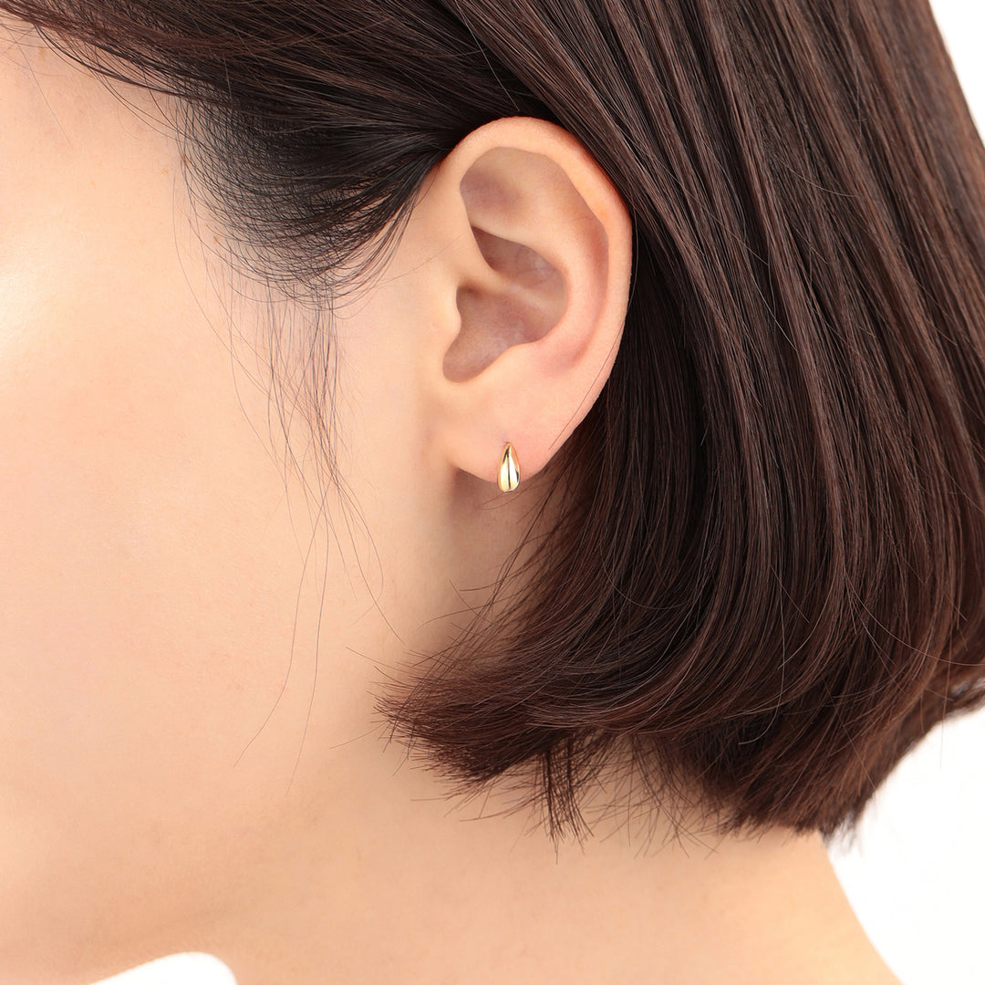 WEB限定】K10 イエローゴールド しずく ピアス （8022585868590