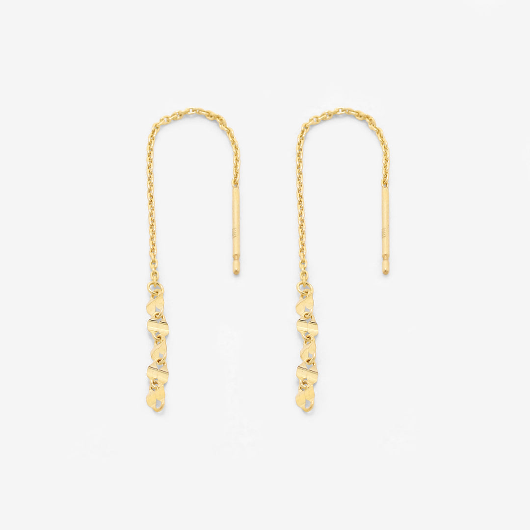 WEB限定】K10 イエローゴールド アメリカン ピアス （10105202049326