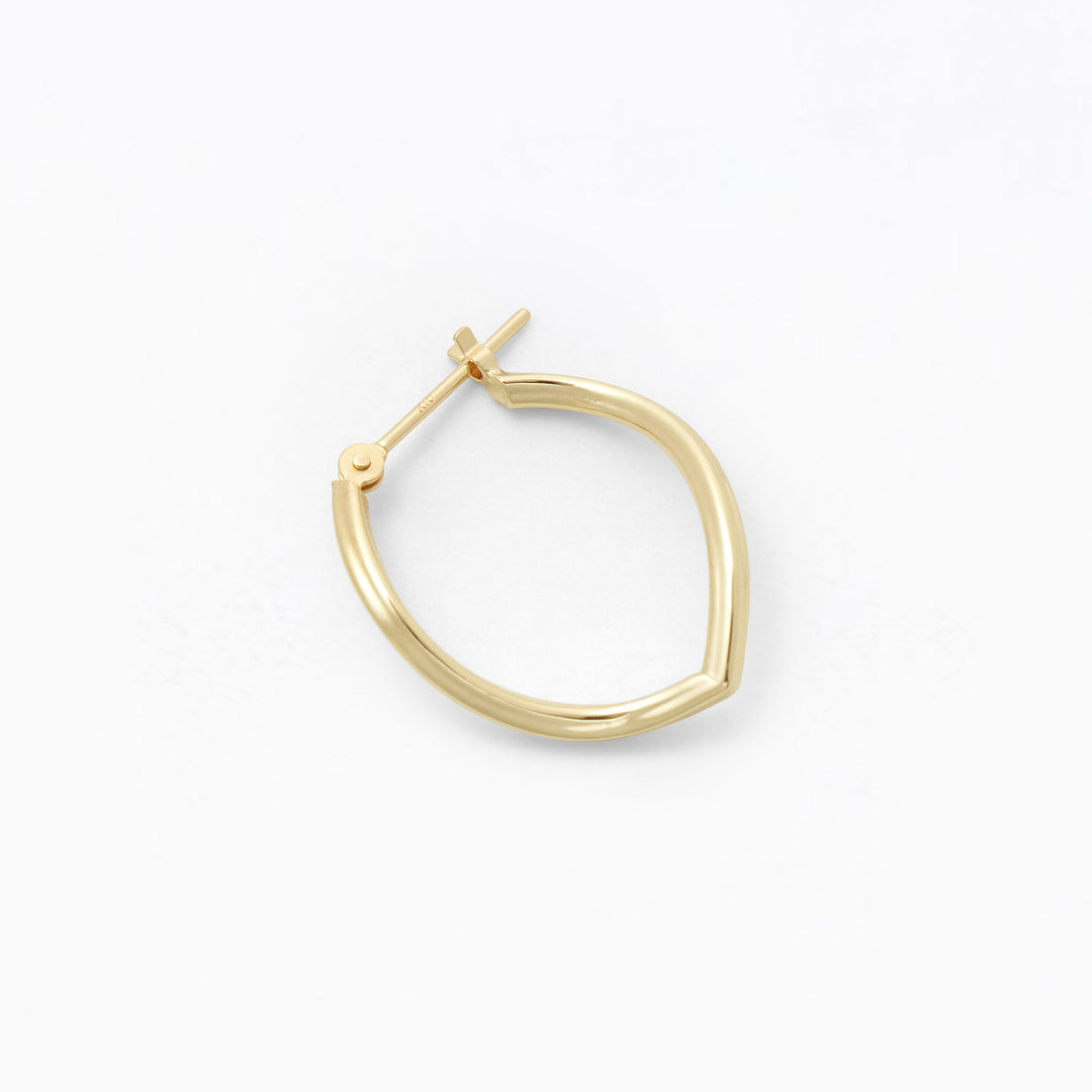 WEB限定】K10 イエローゴールド フープピアス （8348998369582