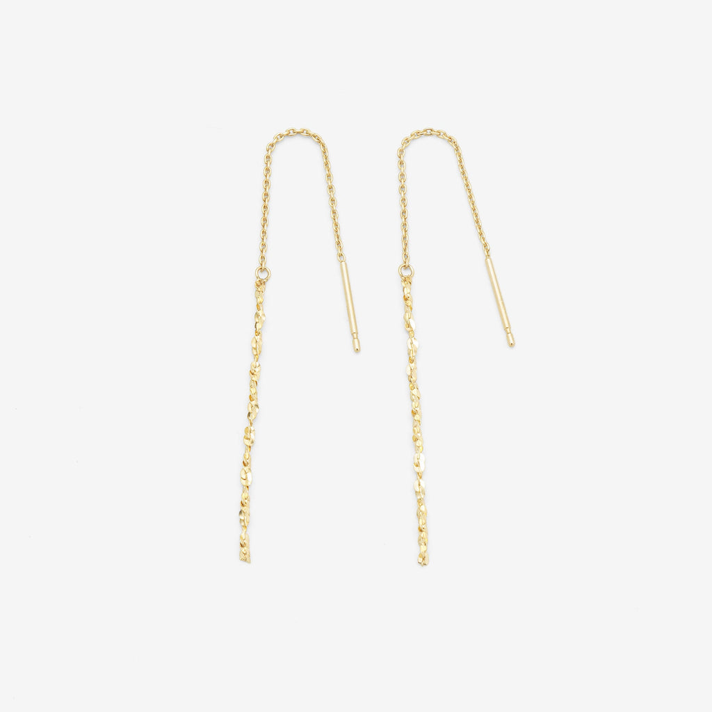 K10 イエローゴールド アメリカン ピアス （10162290852142