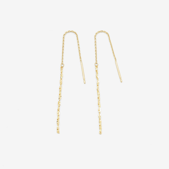 K10 イエローゴールド アメリカン ピアス （10162290852142