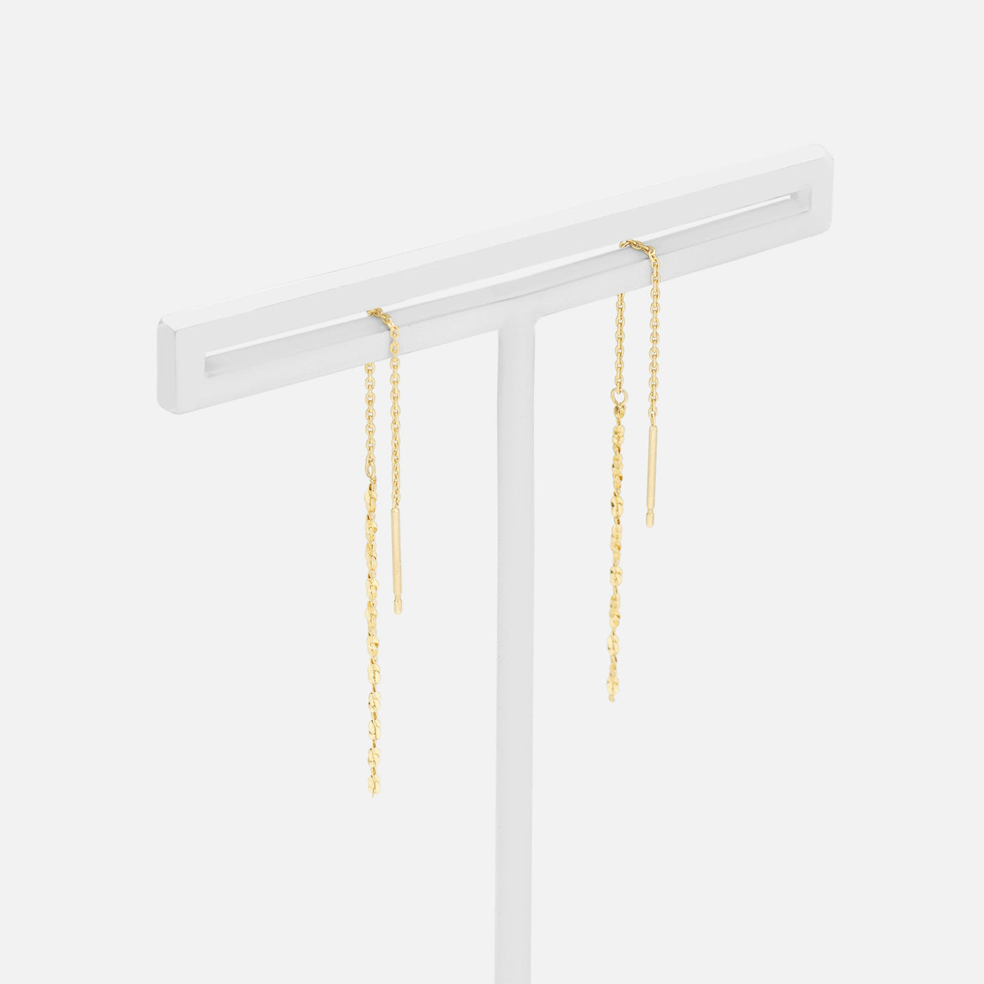 K10 イエローゴールド アメリカン ピアス