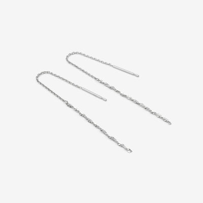 K10 ホワイトゴールド アメリカン ピアス