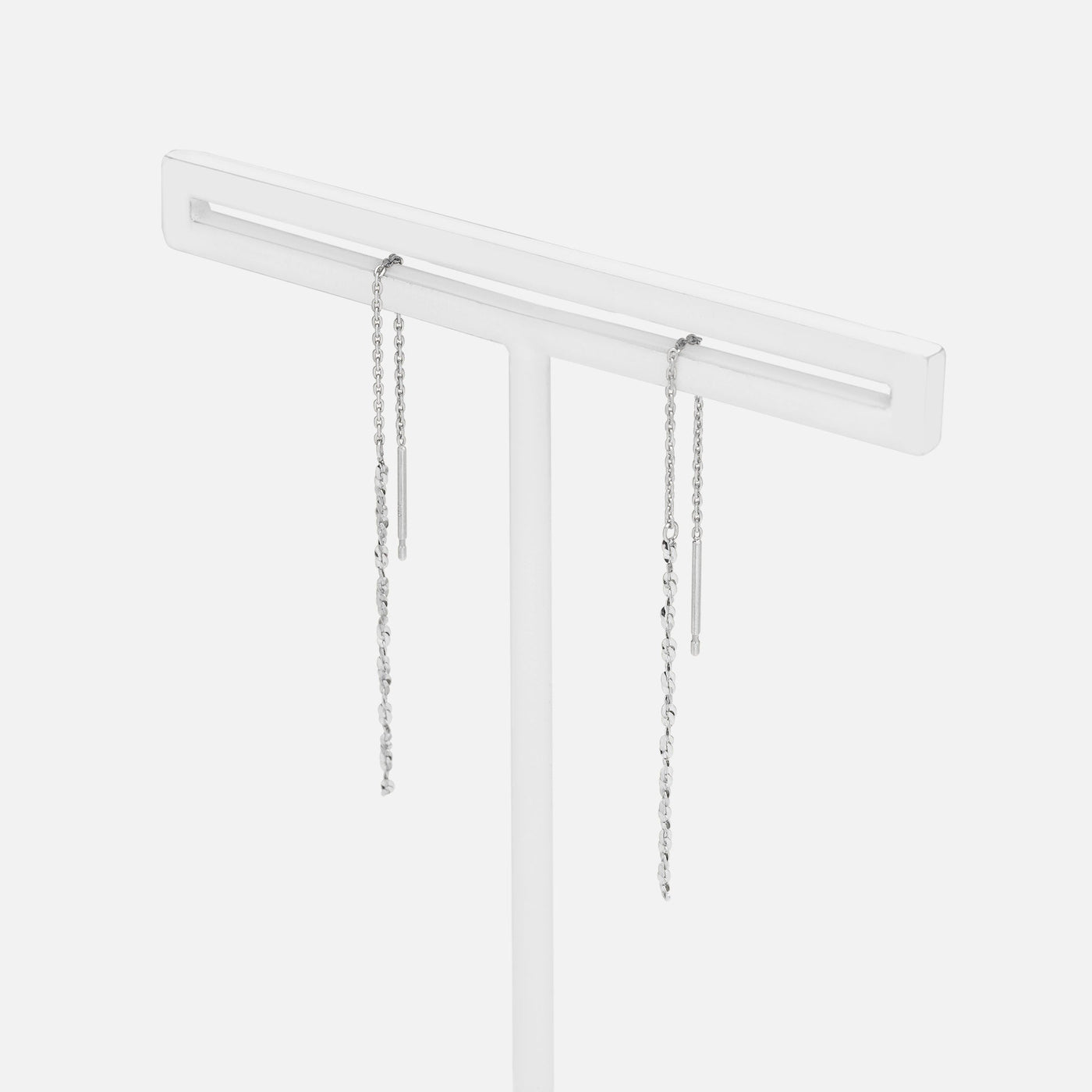 K10 ホワイトゴールド アメリカン ピアス