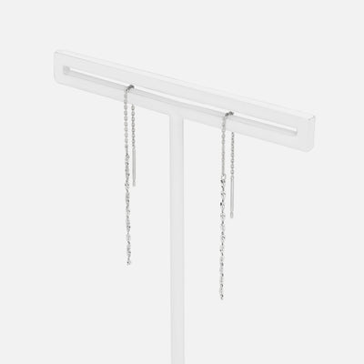 K10 ホワイトゴールド アメリカン ピアス