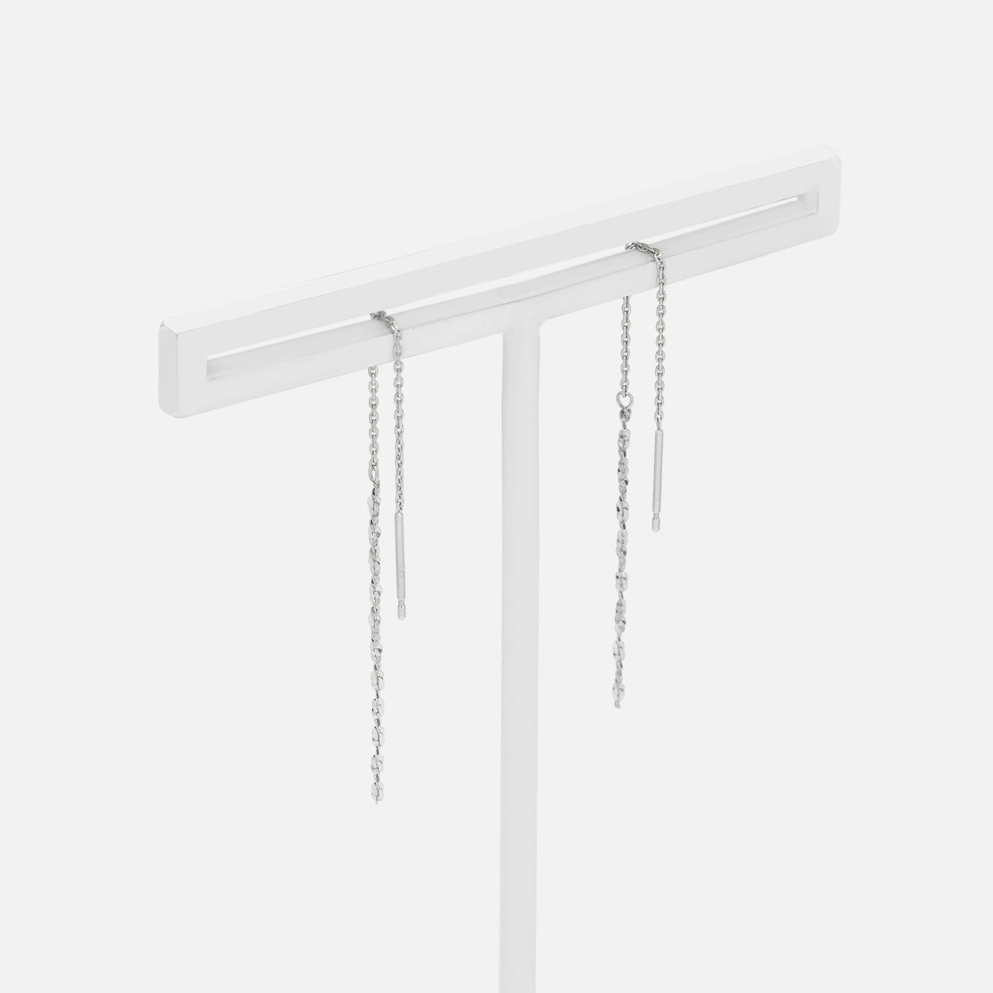 K10 ホワイトゴールド アメリカン ピアス