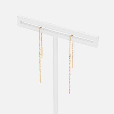 K10 ピンクゴールド アメリカン ピアス