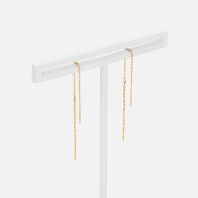 K10 ピンクゴールド アメリカン ピアス